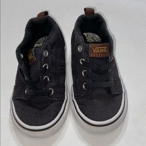 Like new Baby shoes, Vans, Black, like new, sz 6